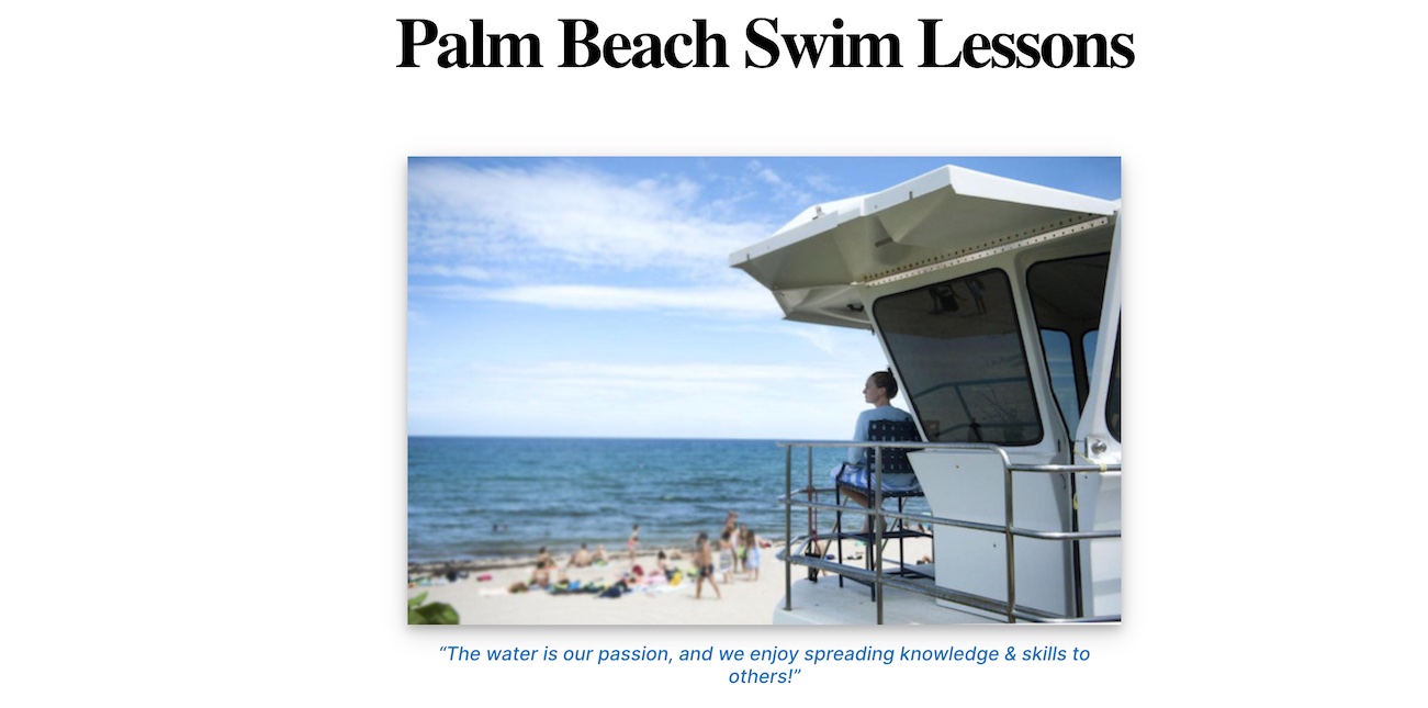 Palm Beach Swim Lessons Palm Beach Swim Lessons